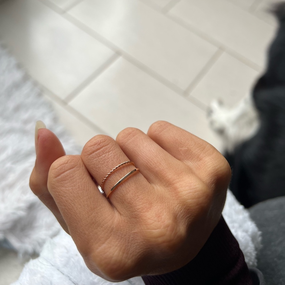 Minimalist Stacking Rings (set of two)